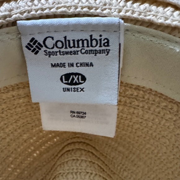 Columbia Tan Straw Hat with Brown Band - Picture 4 of 9